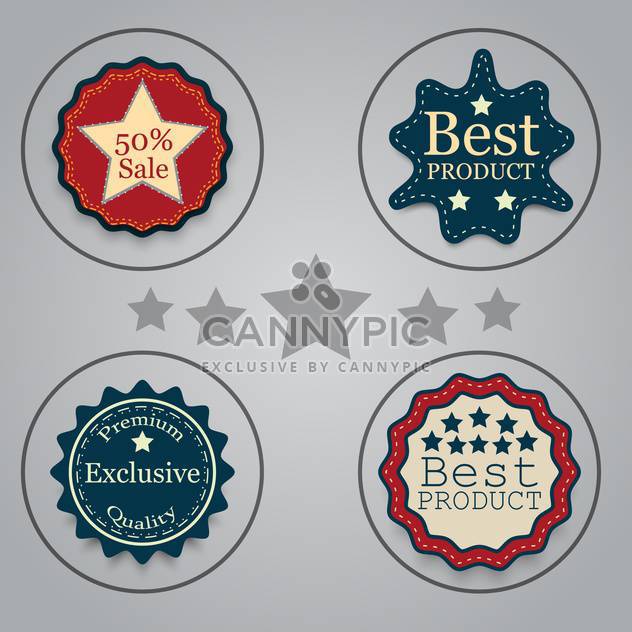 set of graphic vector labels - Free vector #134637