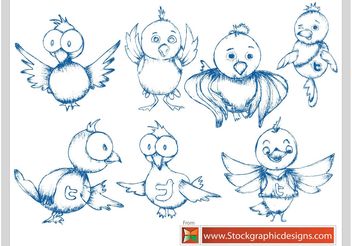 Free Twitter Icons - Free vector #139347