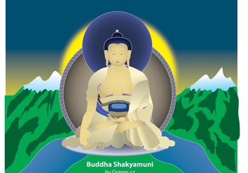Buddha Shakyamuni - vector gratuit #139577 