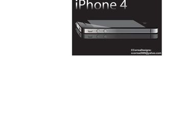 iPhone 4 Vector - Kostenloses vector #139657