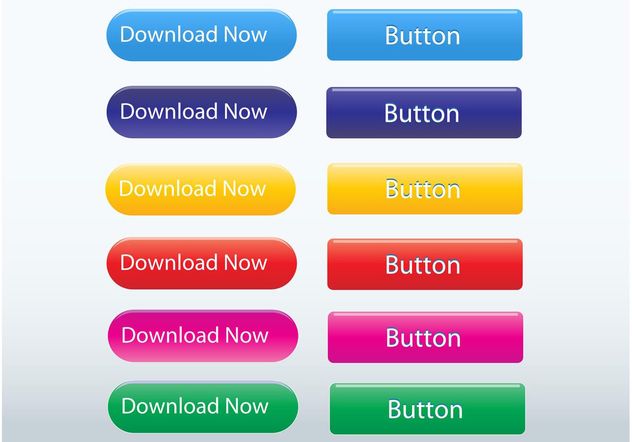 Rounded Web Buttons - Free vector #139767