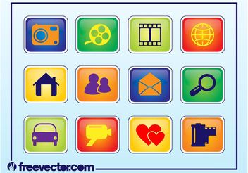 Free Web Buttons - Free vector #139887