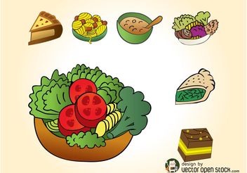 Meals Icons - Kostenloses vector #142057