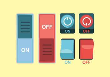 On Off Button Vector Free - Kostenloses vector #142267