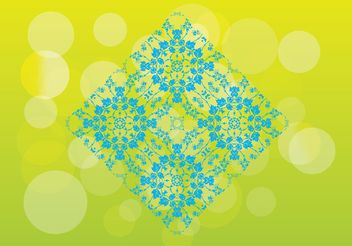Floral Pattern Tile - Free vector #143887