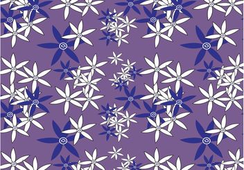 Violets Pattern - Free vector #143977