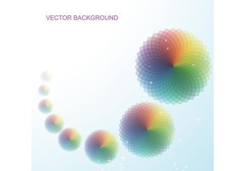 Background Vector with Abstract Circular Patterns - Free vector #144317