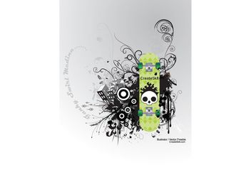 Skate Graphics - Free vector #145147