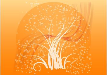 Stars And Leaves - vector gratuit #146387 