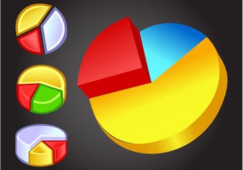 Pie Charts - Free vector #147077