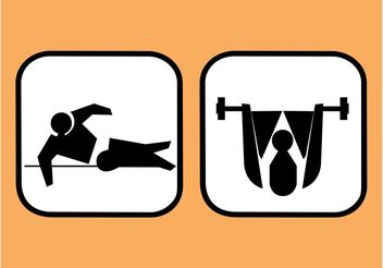 Rounded Sports Icons - vector #148057 gratis