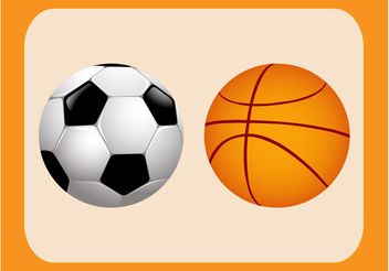 Sports Balls Vectors - vector gratuit #148067 