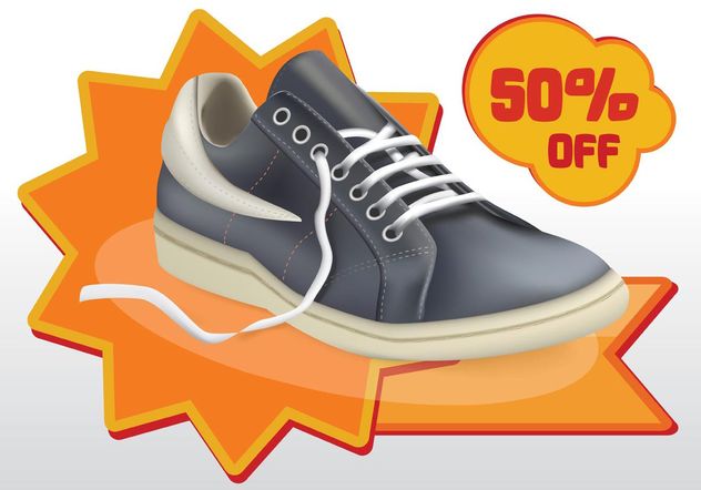 Shoes Sale Vector - Free vector #148907