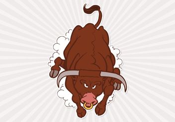 Free Charging Bull Vector - Kostenloses vector #149167