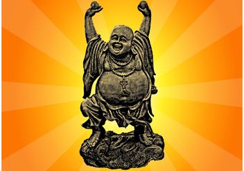 Dancing Buddha - Free vector #149797