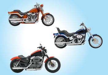 Motorcycles - vector gratuit #150017 