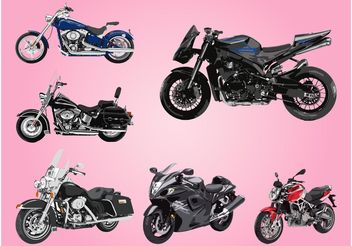 Motorbikes - vector gratuit #150067 