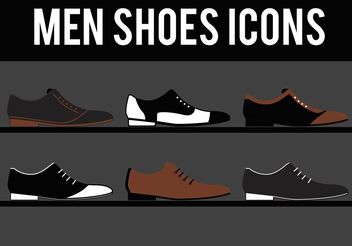 Dressy Mens Shoes Vectors - Kostenloses vector #150807