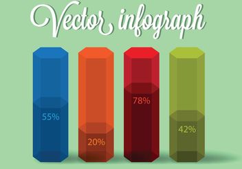 Colorful Infographic Vector - Free vector #151947
