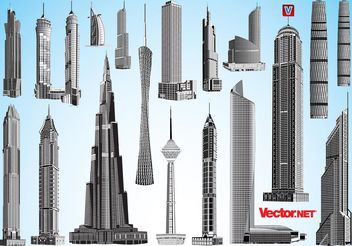 Skyscrapers - Kostenloses vector #151997