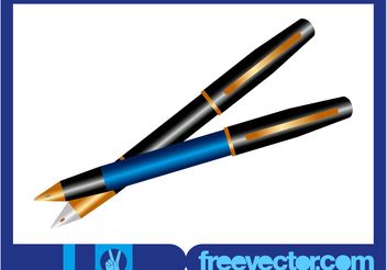 Vector Pens - vector gratuit #152107 