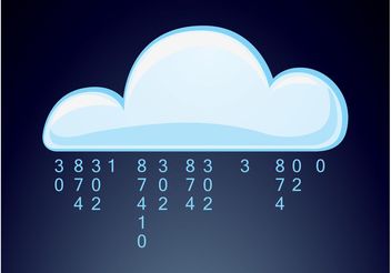 Digital Cloud - бесплатный vector #153727