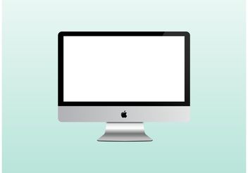 Apple iMac - Kostenloses vector #153757