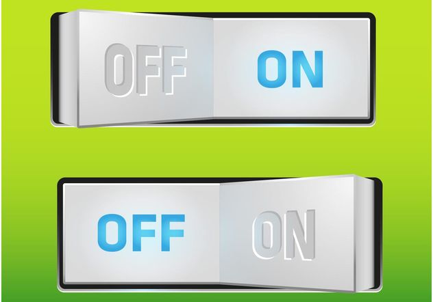 On-Off Switch - vector gratuit #154337 