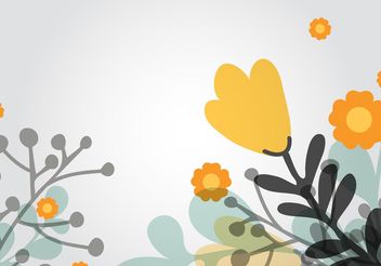 Floral Background Vector - Free vector #154697
