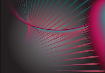 Colorful Overlapping Lines - vector gratuit #155387 