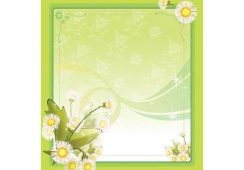 Spring Flower Frame - vector #157367 gratis