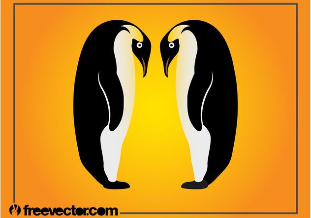 Emperor Penguins Graphics - бесплатный vector #157657
