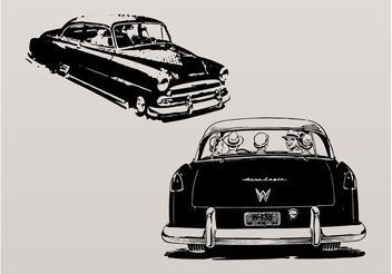 Vintage Cars - vector gratuit #158637 