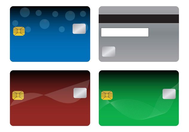 Bank Cards Templates - Free vector #158777