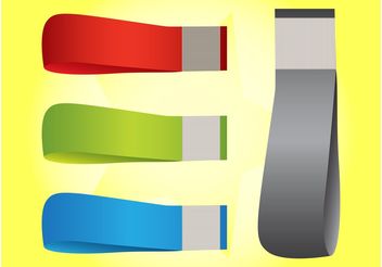 Curved Banners - Kostenloses vector #158927