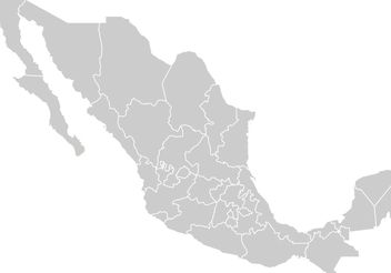 Mapa Mexico Vector - vector gratuit #159887 