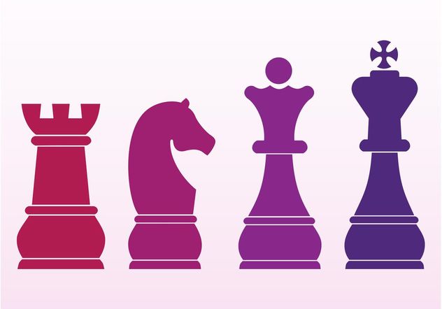 Chess Pieces - Free vector #160387