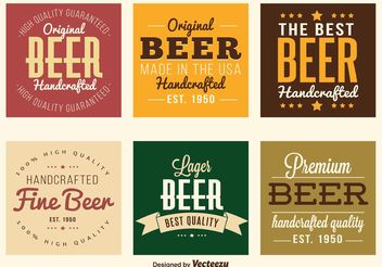 Beer Labels - Kostenloses vector #160607