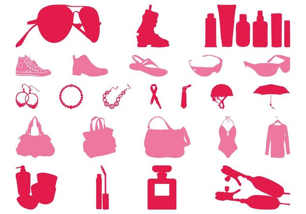 Clothes And Accessories Set - Free vector #160767