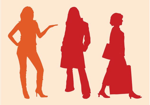 Free Women Silhouettes - Free vector #161047