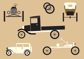 Cars of the 20's - Kostenloses vector #161797