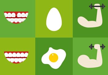 Before and After Concept Vector Pack - Free vector #162577