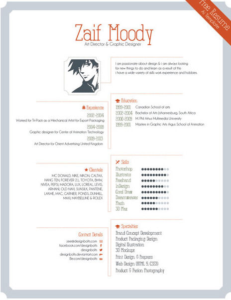 Artist cv generator image