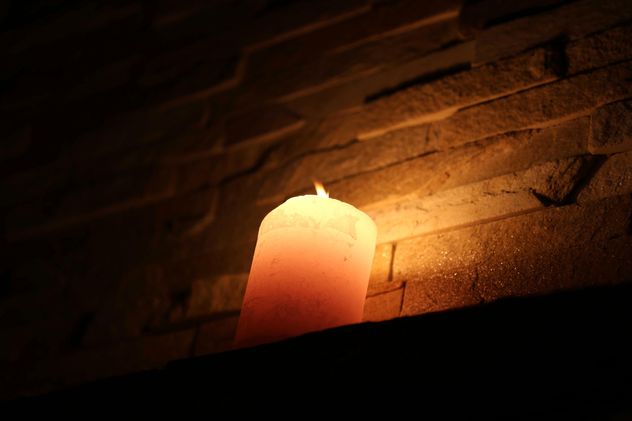 Closeup of burning candle - image #183057 gratis