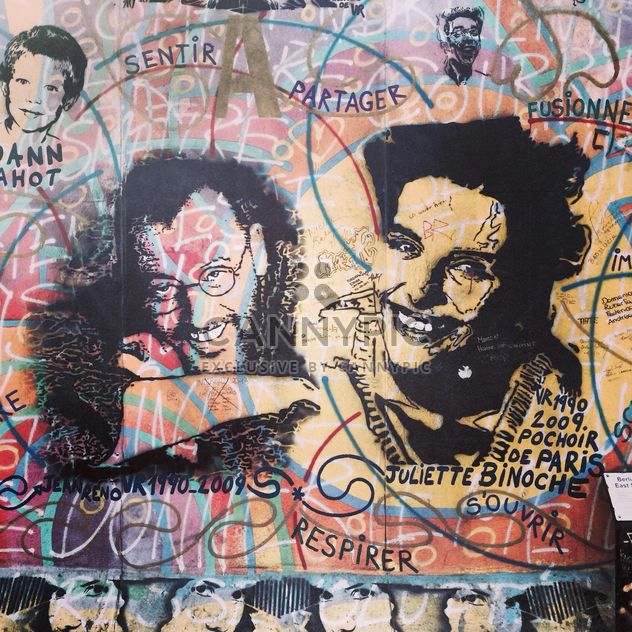 Graffity on Berlin wall - image #183187 gratis