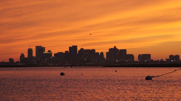 Sunset in the Boston City - image #183357 gratis