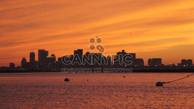 Sunset in the Boston City - image #183357 gratis