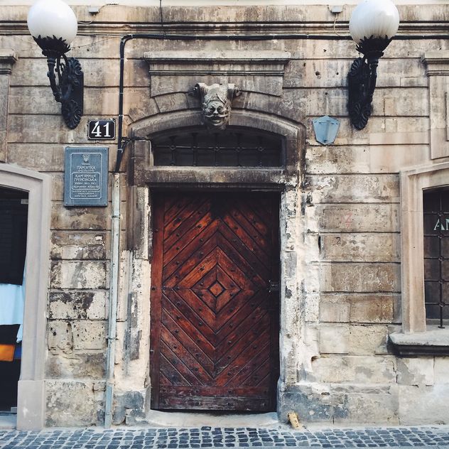 Wooden doors. Lviv. Ukraine - Free image #183697