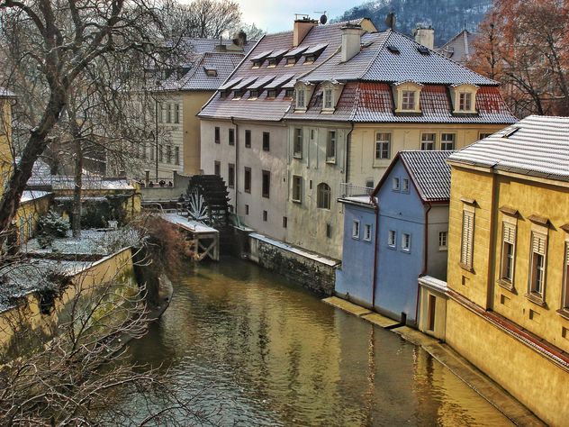 Watermill on river in Prague - Free image #186807