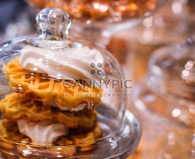 Wafflesunder the glass cover - Free image #187177